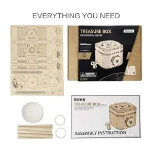 ROKR Juego de rompecabezas de madera 3D kit de_6
