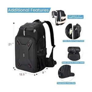 Endurax Mochila de dron para cámara DSLR y DJI Phantom_4