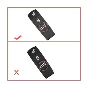 Funda de botón para llave remota compatible con Porsche_3