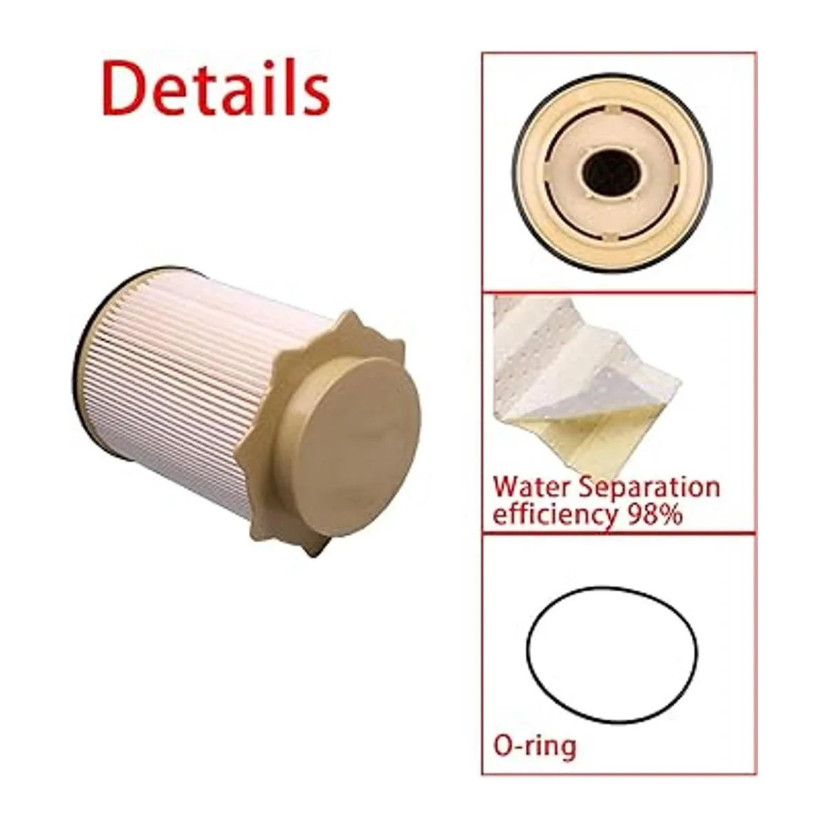 Juego de separadores de agua de filtro de combustible de_3