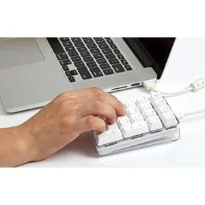 Teclado numérico mecánico con interruptor marrón teclado_2