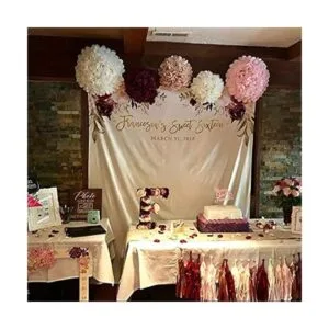 Fonder Mols Juego de 25 borlas de papel de seda diseño_2