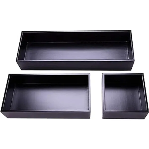 Sansnow Caja organizadora de bambú para accesorios color_5