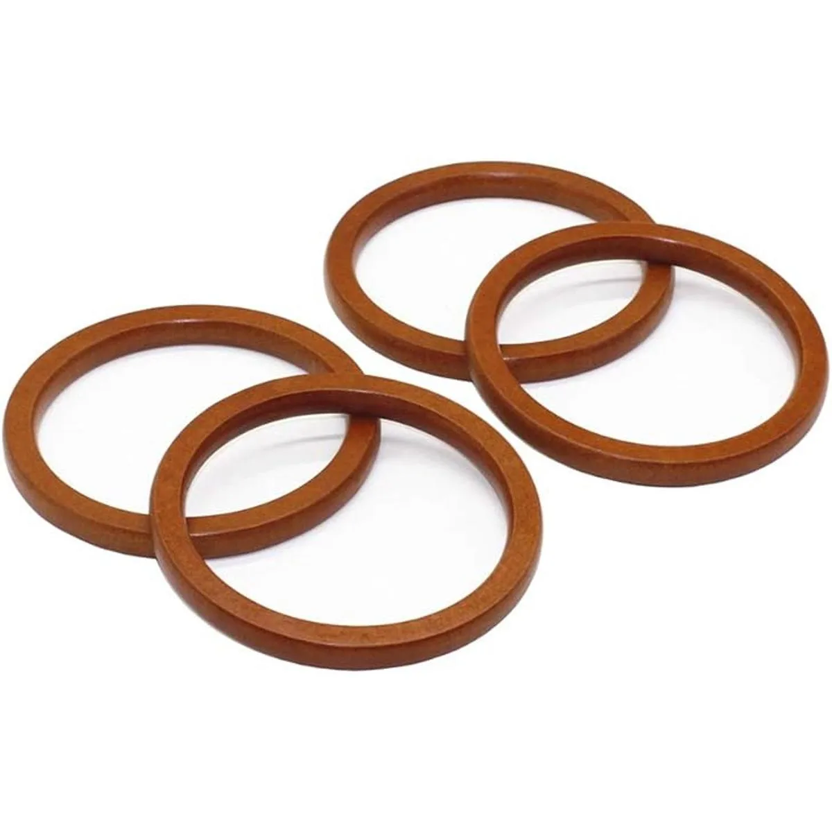 Model Worker 4 asas de madera con forma redonda para_3