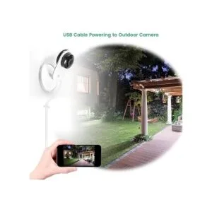 Cable de extensión de 25 pies de repuesto para Wyze Cam_3