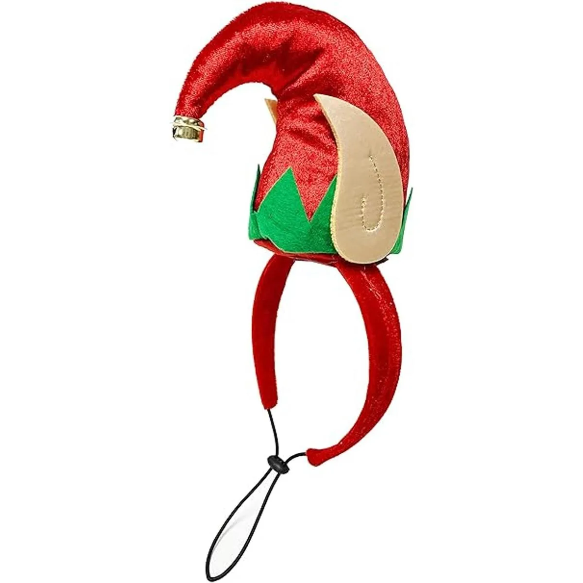 Midlee Sombrero de elfo para perro con banda de cuello_2