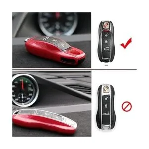 Funda de botón para llave remota compatible con Porsche_2