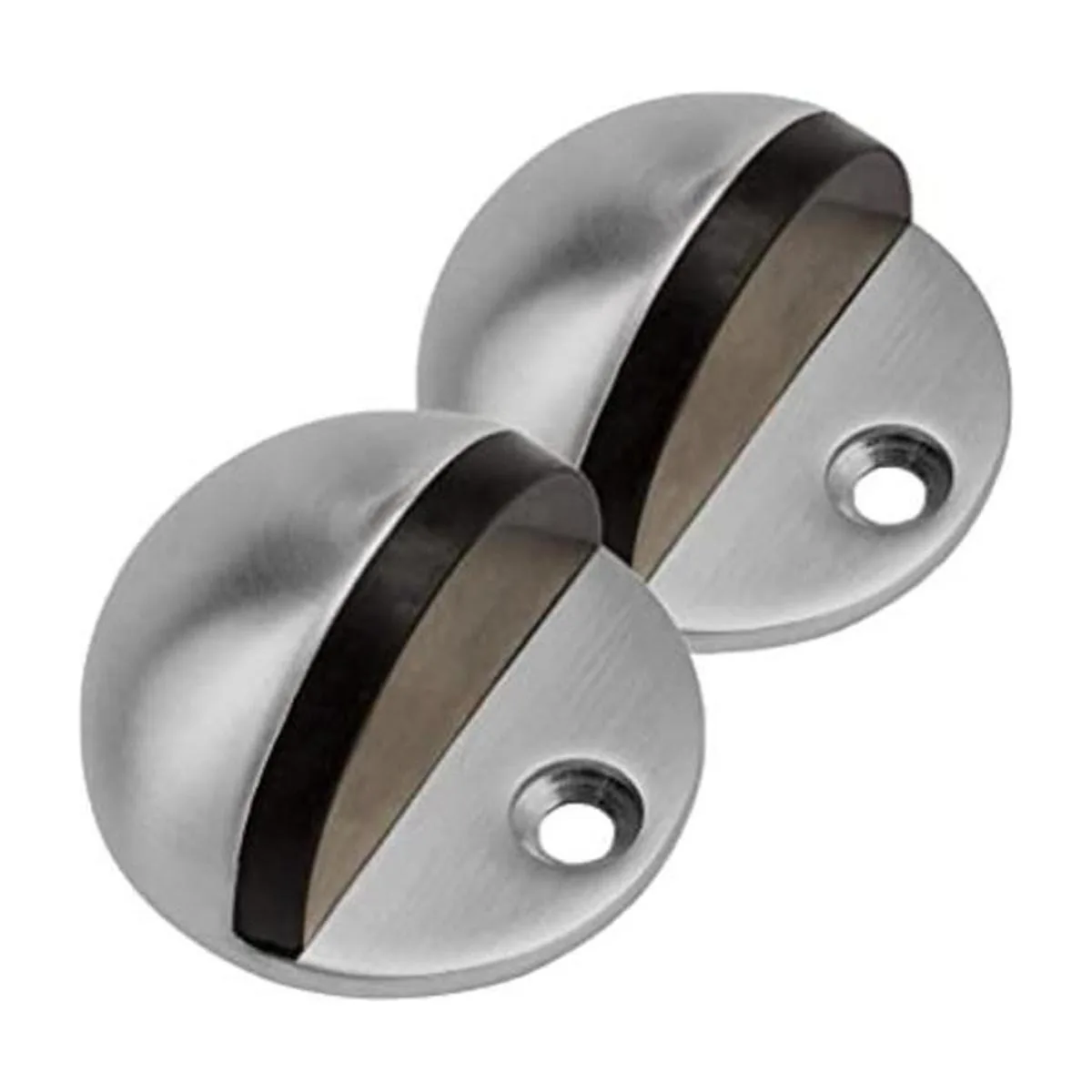 Gizhome Tope de puerta redondo de 2 piezas resistente y_1