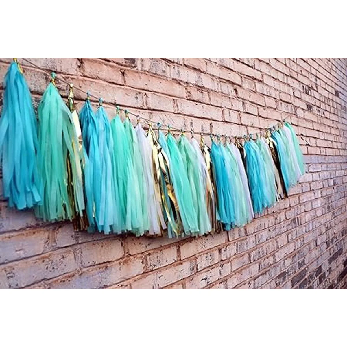 Fonder Mols Guirnalda de papel de seda con borlas paquete_2