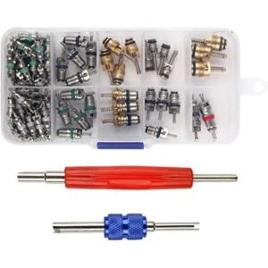 Diking R134 R12 AC HVAC aire acondicionado Schrader_1