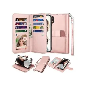 Njjex Funda tipo cartera para iPhone XR funda para iPhone_1