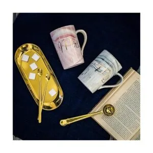 Jumway Juego de tazas de café Mr and Mrs Regalo único_6