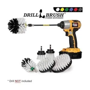 Kit de limpieza de Drill Brush cepillos con conector para_4