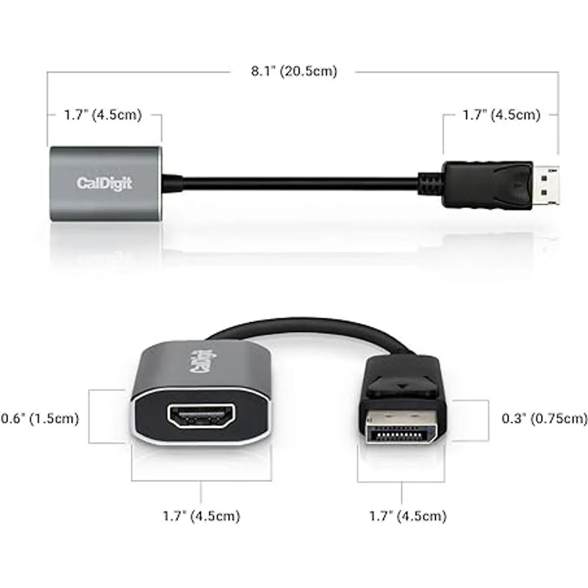 CalDigit DisplayPort 1.2 a HDMI 2.0 DP a HDMI Adaptador_2
