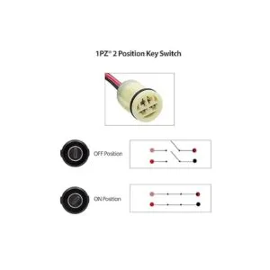 1PZ H4TK01 Llave de encendido de repuesto para Honda ATV_3