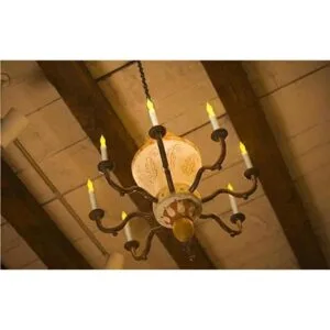 Houdlee Juego de 12 velas cónicas sin llama velas LED de_5