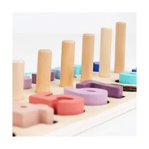 QZMTOY Apilador de forma de conteo de madera con bloques_4