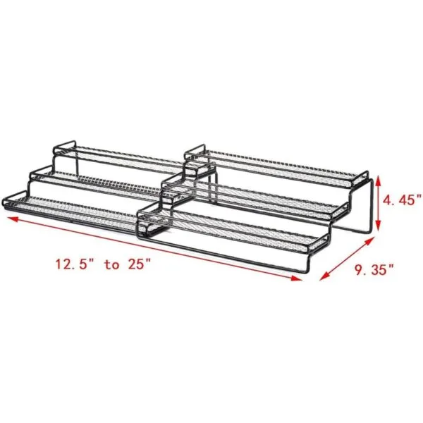 Organizador de especias de 3 niveles expandible para_6