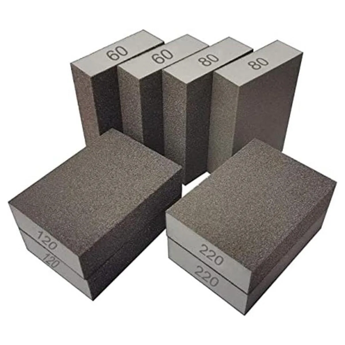 Paquete de 8 esponjas de lijado surtidas bloque de lijado_1