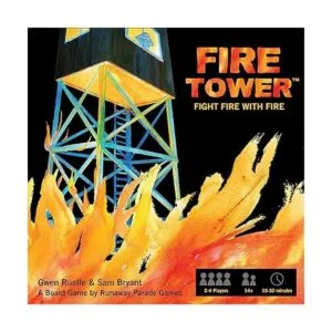 Juego de mesa de torre de fuego lucha contra el fuego con_3