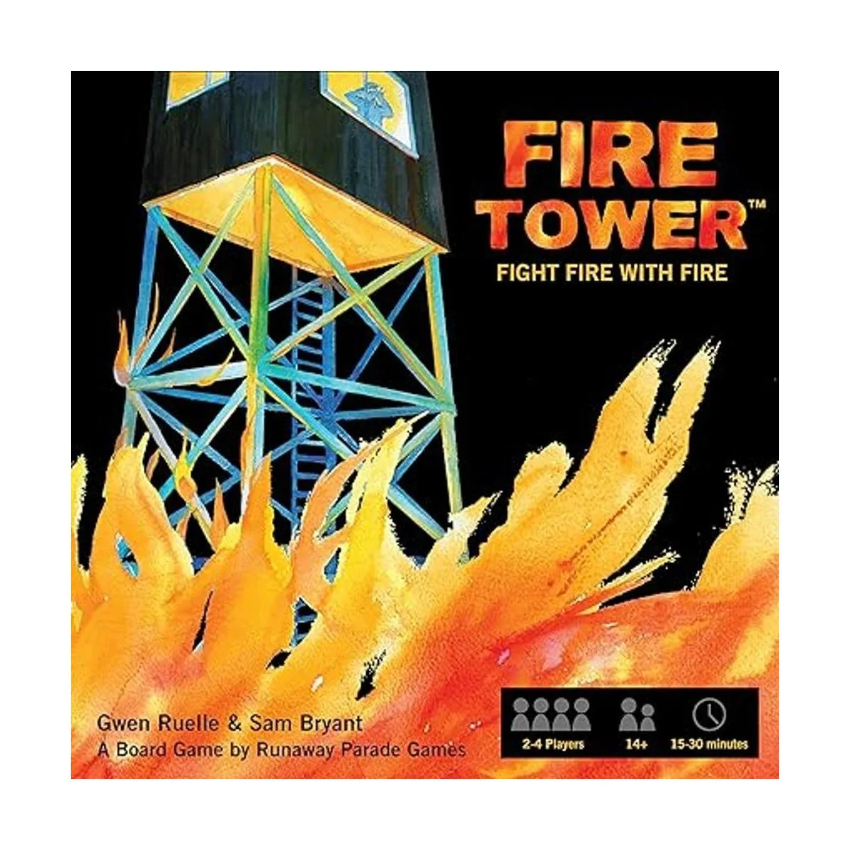 Juego de mesa de torre de fuego lucha contra el fuego con_3