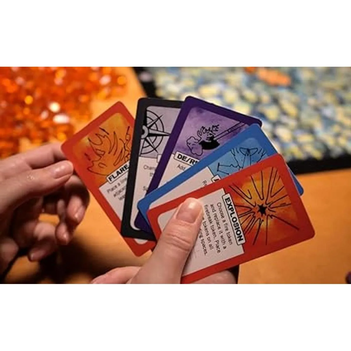 Juego de mesa de torre de fuego lucha contra el fuego con_5