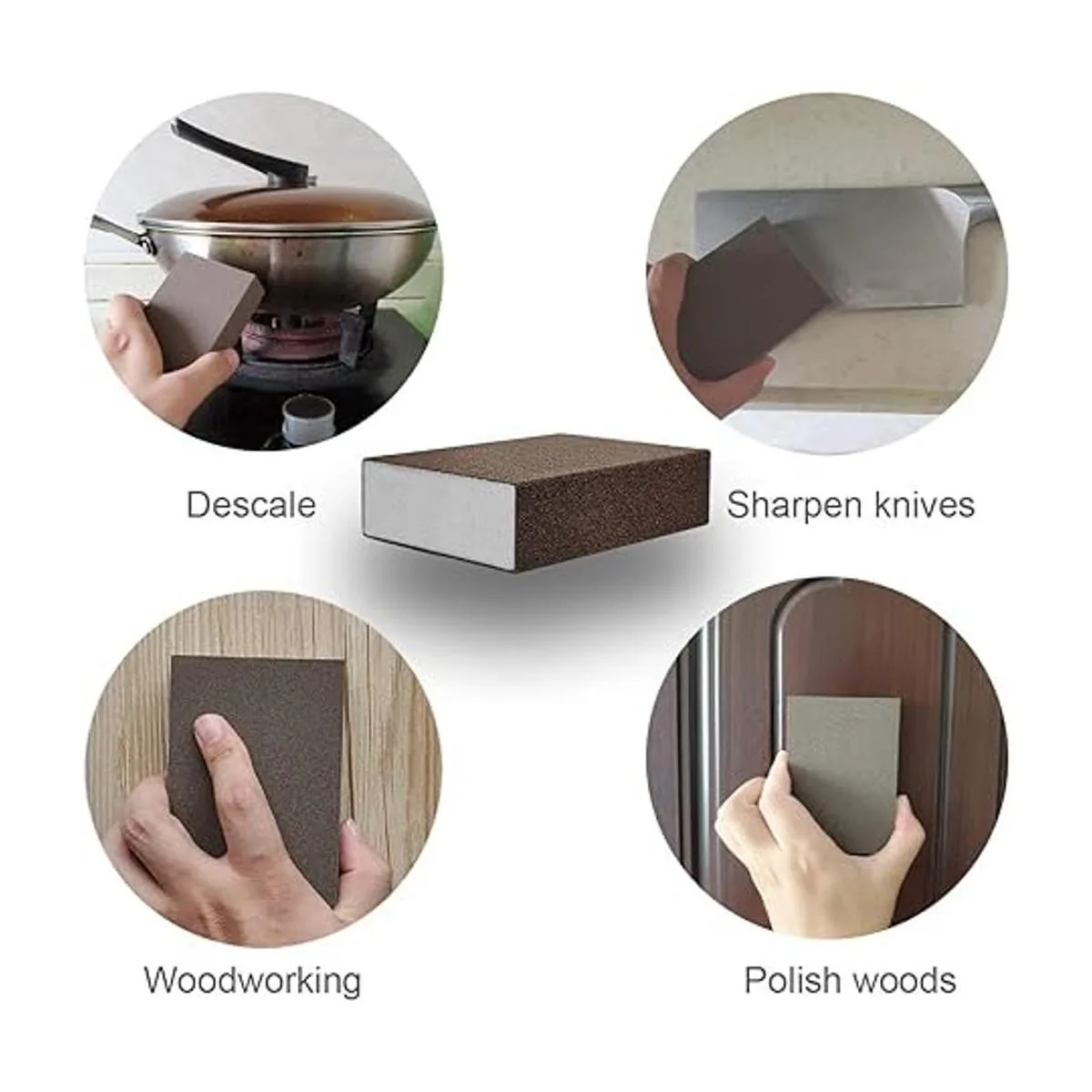 Paquete de 8 esponjas de lijado surtidas bloque de lijado_4