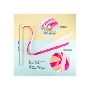 40 barras de cinta de colores mezclados con campana para_5