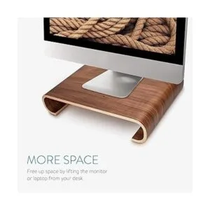 Navaris Soporte elevador de madera para monitor de_3