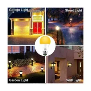 Bombillas A19 de 8 W 720 lúmenes bombilla LED ámbar_4