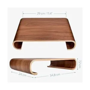 Navaris Soporte elevador de madera para monitor de_4