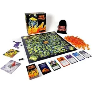Juego de mesa de torre de fuego lucha contra el fuego con_2