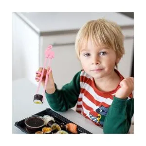 Plum Garden 4 palillos para niños palillos de aprendizaje_3