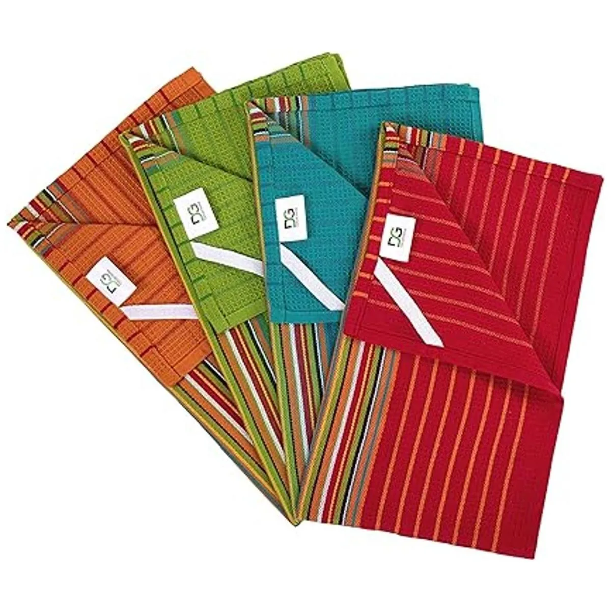 DG Collections Toallas de cocina 100 algodón natural_6