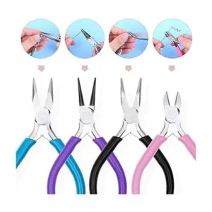 Anezus Juego de 4 alicates de joyería incluye alicates de_2