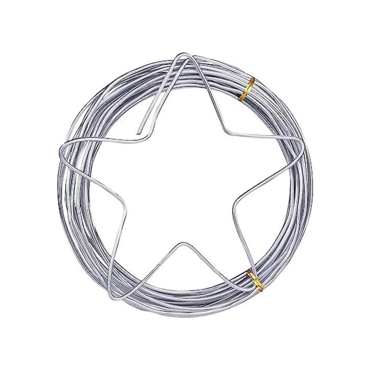 Alambre de aluminio plateado de 0.118 in de diámetro_1