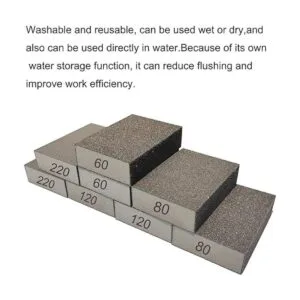 Paquete de 8 esponjas de lijado surtidas bloque de lijado_6