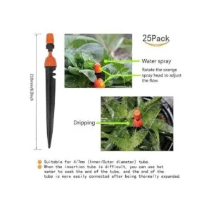 CTKcom Micro Spray Ajustable 360 Grados de Flujo de Agua_3