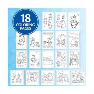 Crayola Cuaderno para colorear Pistas de Blue Color Wonder_2