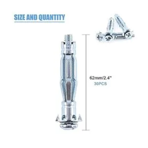 Glarks Tornillos de anclaje de pared de acero_2