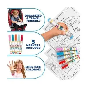 Crayola Cuaderno para colorear Pistas de Blue Color Wonder_3