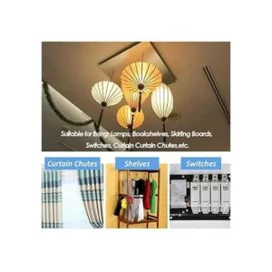 Glarks Tornillos de anclaje de pared de acero_4