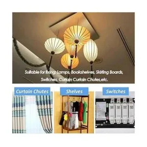 Glarks Tornillos de anclaje de pared de acero_3