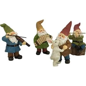 GlitZGlam Juego de gnomos para el jardín de hadas en_1