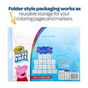 Crayola Cuaderno para colorear Pistas de Blue Color Wonder_5