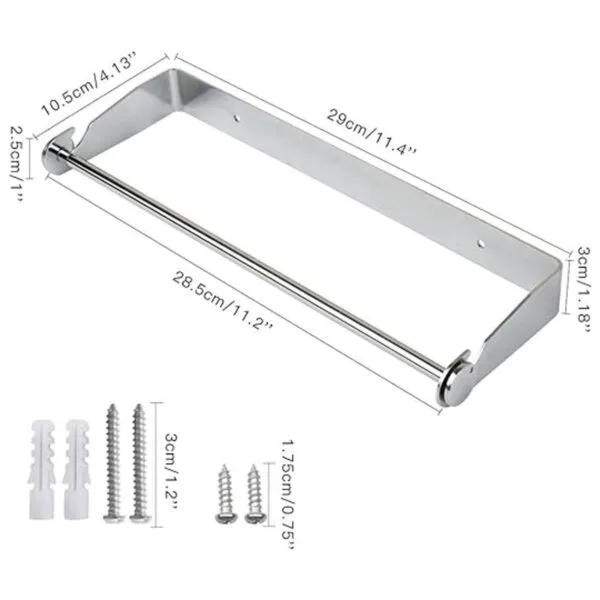 PHUNAYA Soporte para toallas de papel para debajo del_7