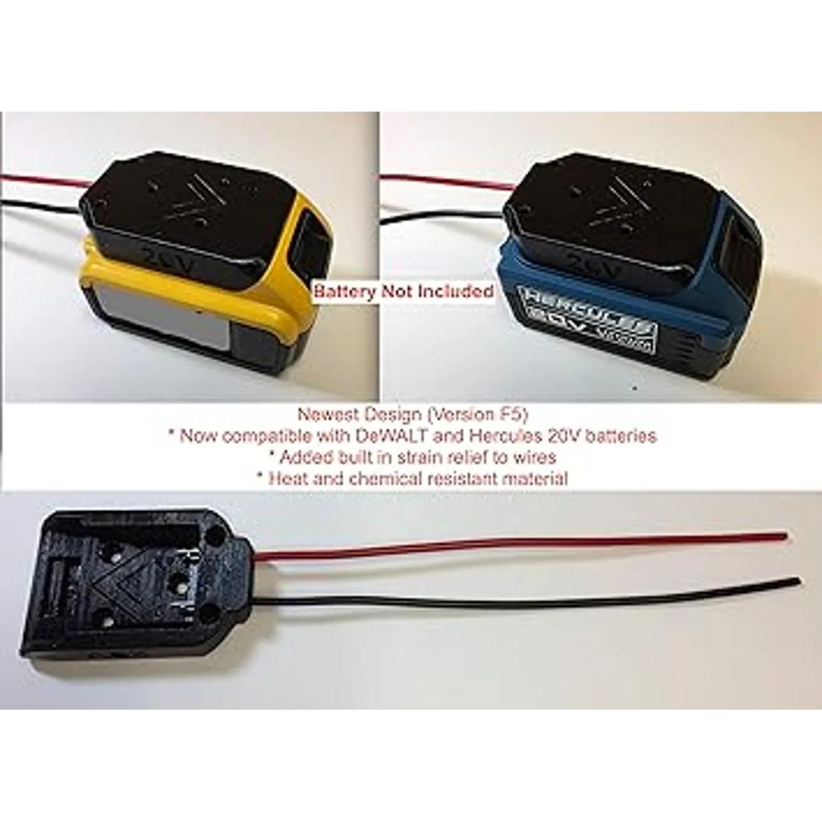 Adaptador de batería para DeWALT 20V Max 18v Dock Power_2