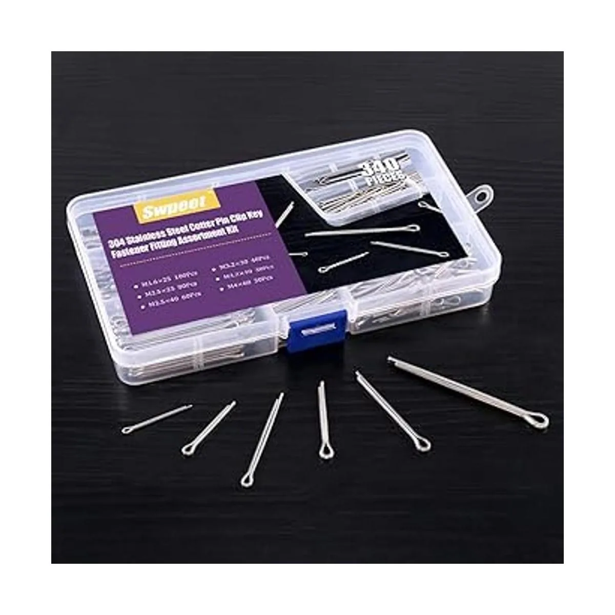 Juego surtido de accesorios de fijación de llave de acero_4