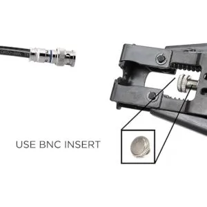 Conector de compresión BNC para cable coaxial RG6 paquete_2