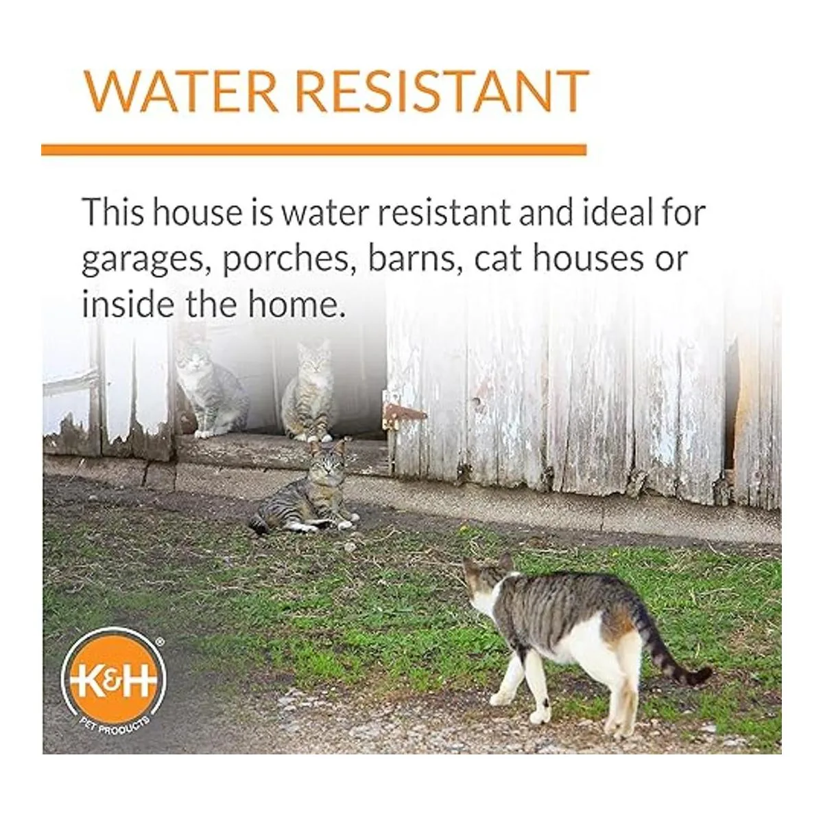 KH Pet Products Refugio para gatos con calefacción al_4